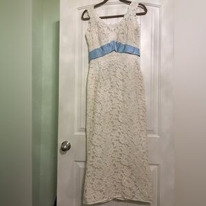 Vintage 60s Formal Lace Dress